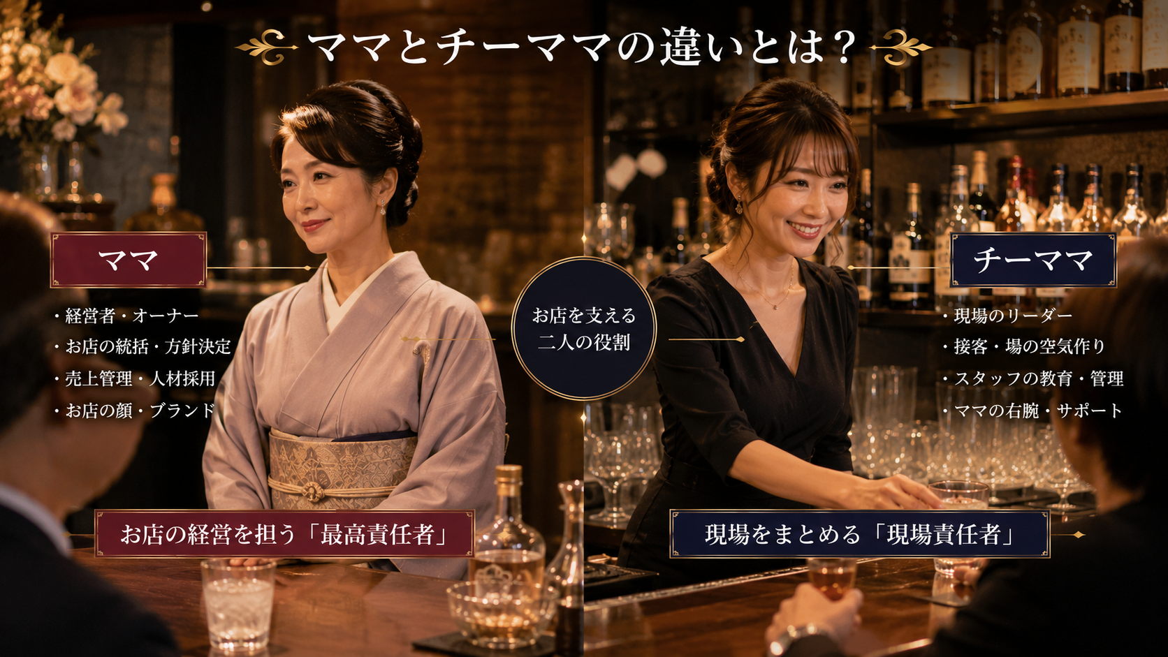 ママとチーママの決定的な違いとは