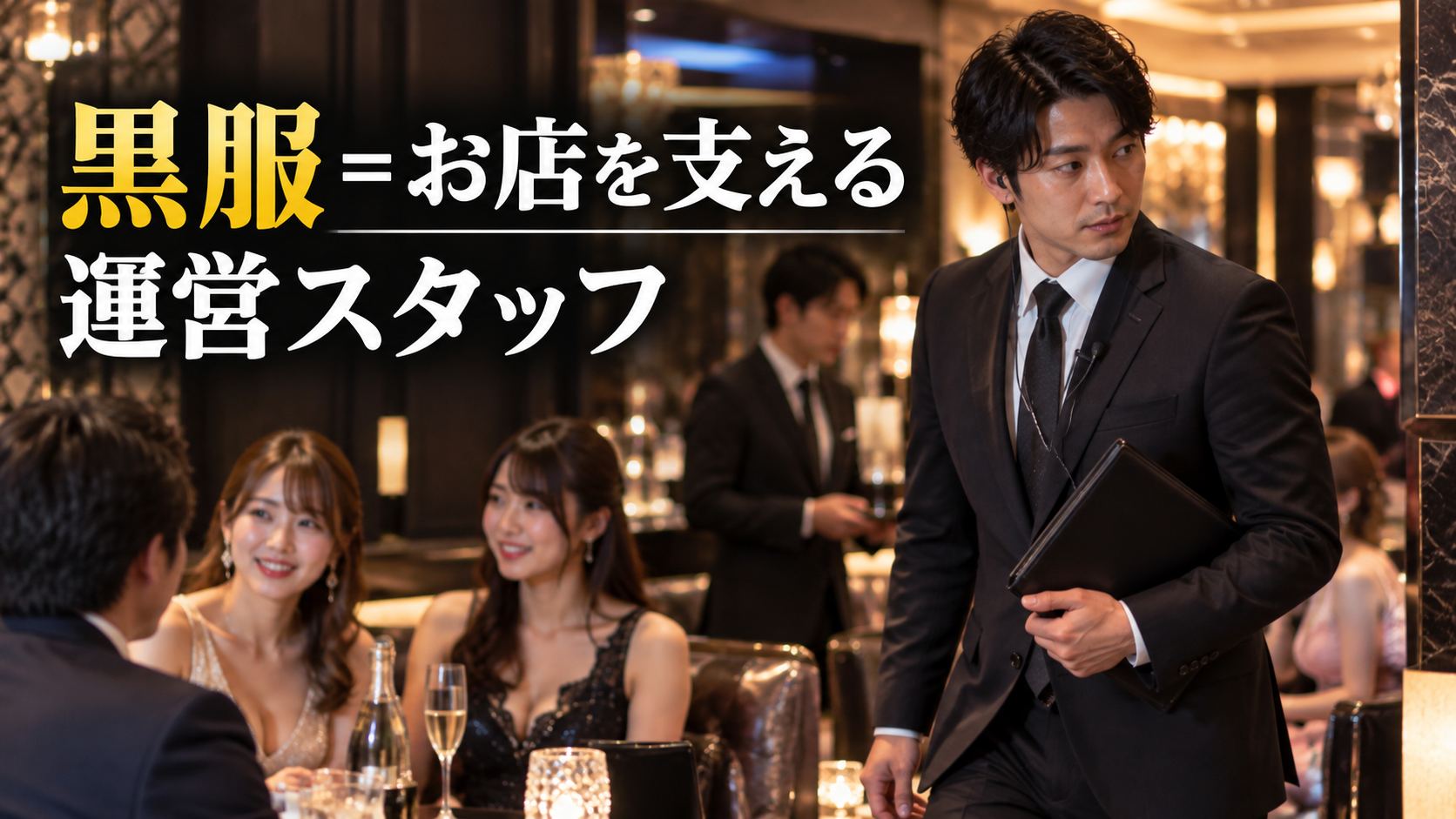 キャバクラの「黒服」とは？