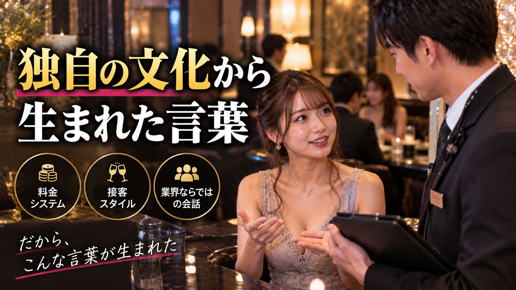 キャバクラの隠語・専門用語はなぜ生まれた?