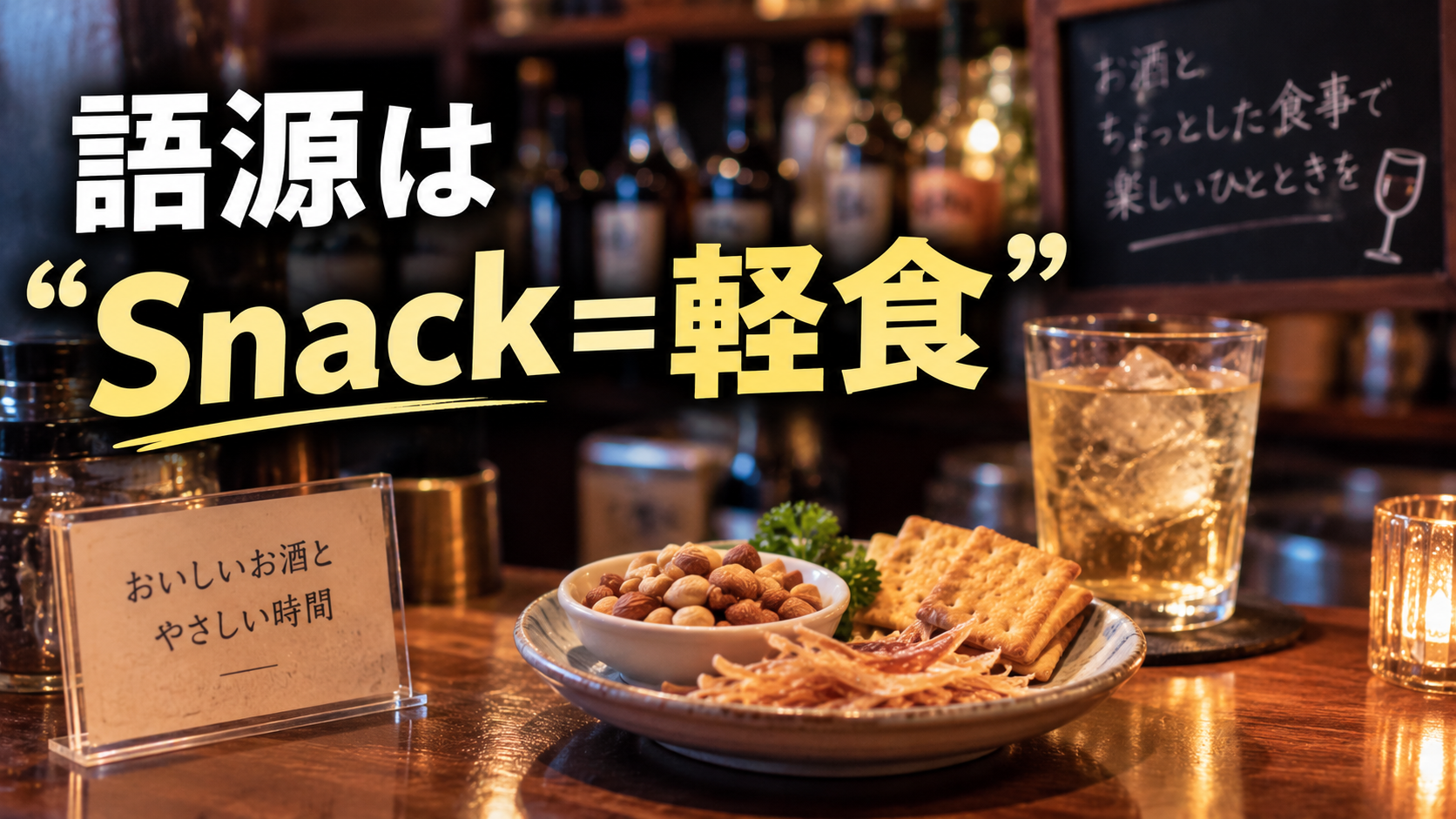 「スナック」という名前の由来