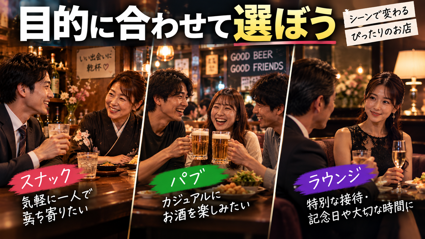 自分に合った業態の選び方